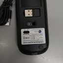 Normdecos Mouse for MacBook Wireless Bluetooth Mouse Laptop MacBook Air Mac Pro Rechargeable Silent PC iPad Optical Mice with Dual Mode Switch Bluetooth 5.2/3.0 and 2.4GHz USB Type-C Receiver Black