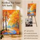 24x32 Solid Wood Stretcher Bars for Canvas & Needlepoint | Made in USA 4 Pack Self-Adhesive Frame Kit with 1.25-Inch Profile for Tool-Free Assembly and 3D Canvas Display