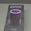 Katchy Duo  Indoor Flying Insect Trap with Scent Pod  Day & Night Effective  Mosquito, Fruit Fly, Gnat & Small Moth Catcher  Non-Zapper Trap with Blue UV Light & Fan Suction (Black)