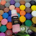 ABEIER Acrylic Paint Set, 56 Colors (2oz/60ml), Matte Finish, Waterproof, Rich Pigments, Non-Toxic Paints for Painting on Canvas Crafts Wood Ceramic, Fabric Ideal for Beginners and Students