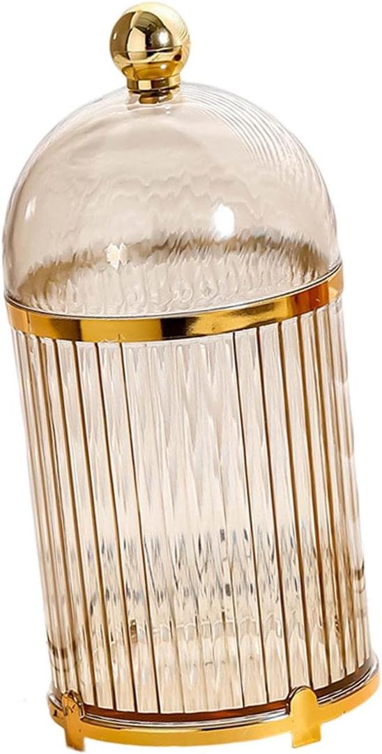 Coffee Spoon Holder Cup, Dessert Fork Holder Home Decor Fork Storage, Countertop Organizer Modern Tableware Holder Utensil Holder for Kitchen, Brown