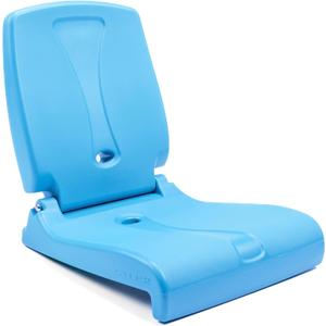 Step2 Foldable Adult Flip Seat, Portable Outdoor Chair for Poolside, Tailgating, Camping, Picnic Chair, Provides Back Support When Sitting on Ground, Capri Blue