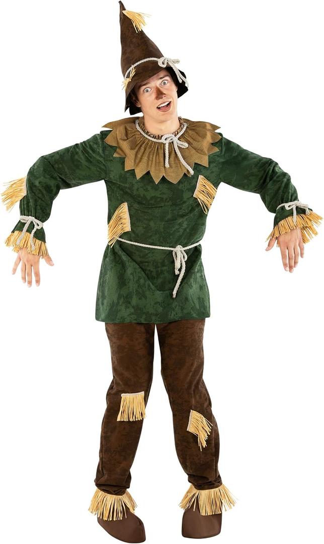 Morph Friendly Scarecrow Costume Men, Halloween Costumes For Mens Scarecrow Costume Adult Halloween Costumes (X-Large)