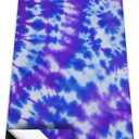 Hot Yoga Mat Towel with Corner Pockets Yoga Towels for Hot Yoga Non Slip with Travel Bag Sweat Absorbent Yoga Blankets Mat Cover for Workout Gym 70"x26" (Tie-dye-01, 70x26)