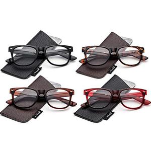 Classic Medium Size Reading Glasses Comfortable Stylish Simple Reader for Men & Women
