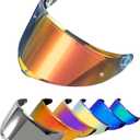 Psler Helmet Visor for K6 K6s - K6 K6 s Visor Helmet Face Shield Helmet Accessories Replacement for K6 K6s,Transparent Red