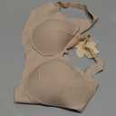 Lehoba Deep V Bras for Women, Wireless Push Up Plunge Bra Seamless Supportive No Underwire T-Shirts Bralettes,M