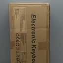 37 Keys Piano Keyboard for Beginners -1200mAh Rechargeable Electronic Musical Instrument with Mic LED Screen 200 Tones 200 Rhythms 50 Demos, Birthday Gift for Kids