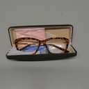 FEISEDY Crystal Cat Eye Reading Glasses Blue Light Blocking Reader Anti Eyestrain Glasses B2596 Leopard 3.00x