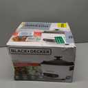 BLACK+DECKER 16-Cup Rice Cooker, RC516, 8-Cup Uncooked Rice, Steaming Basket, Removable Non-Stick Bowl, One Touch