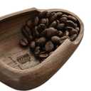 Coffee Bean Dosing Cup & RDT Spray Bottle Set - Walnut Wood Espresso Accessories Kit with Static Reduction Spray, Measuring Tray for Coffee/Tea