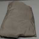 FLYMEI Patio Cushion Covers 22x20x4 Waterproof Outdoor Cushion Cover Replacement 4Packs Outdoor Seat Cushion Slipcover for Rattan Chair Sofa, Taupe