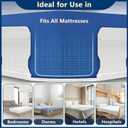 Sylphide No Slip Bed Sheet Grips 4 Pack, Heavy Duty Sheet Holders for Bed Corners, Universal Fitted Sheet Clips Fasteners Keep Sheets Firm & Wrinkle-Free, Tool-Free Installation