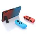 FYOUNG Switch Protective Case and Screen Protector Set, Dockable Cover Hard Shell for Switch Console Accessories, Travel-Friendly(Blue&Red, for Switch 1 6.3 inch)