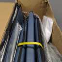 Upgraded Heated Cat House for Outside Escape Door, Highly Insulated Heated Outdoor Cat House Waterproof Awning, Weatherproof Outdoor Feral Cat Shelter for Stray Winter (22.0"L x 12.0"W x 20.0"H, Grayish Blue)