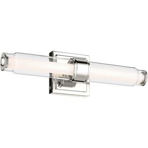 Kichler Laurene LED Bath Bar Light, Polished Nickel, 18.5 inch