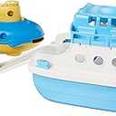 Green Toys Submarine Yellow and Ferry Boat Bundle