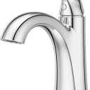 Pfister Willa Bathroom Sink Faucet, Single Control, 1-Handle, Single Hole, Polished Chrome Finish, LF042MALCC