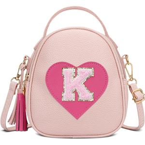 KKXIU Valentines Day Gifts for Kids Gifts for Girls Little Girl Crossbody Bag Small Backpack with Tassel (K)
