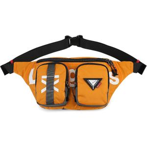 Fire First Evangelion Crossbody Fanny Pack - Packs for Men Women Sports Fashion Waist Bag Belt Bags Shoulder Chest Bags EVAFF-41 x EVA 41 Yellow