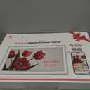 BIGASUO Digital Picture Frame Frameo 15.6" WiFi Electronic Photo Frames Large with 64GB Memory 1920x1080 IPS FHD Touch Screen Share Moments Instantly Anywhere Photo Gifts for Parents and Grandparents (15.6 inch Black & White)