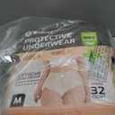 SUNKISS Women Incontinence Underwear, Daytime Disposable Postpartum Adult Panties, Protective Pull Ups with Maximum Absorbency, Medium, Beige, 32 Count