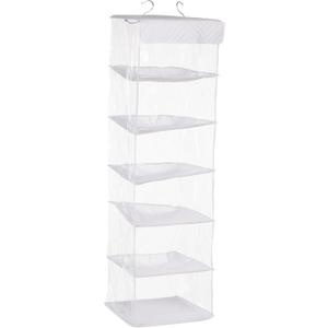 Whitmor 6-Shelf Hanging Accessory Bag