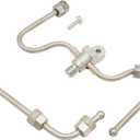 NOVAPARTS Fuel Rail Crossover Tube and Intermediate Fuel Feed Pipe for 2014-2021 Chevy Silverado 1500 Suburban Camaro Tahoe GMC Sierra 1500 Savana Yukon 5.3L 6.2L 4.3L 12677002 12677004