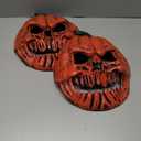 ARTIBETTER Halloween Pumpkin Mask Lightweight Pu Material for Cosplay Masquerade Party and Themed Event Dress-up Accessory 2 Pack