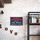 Funny Metal Tin Sign  Sarcasm: One of the Many Services I Offer  8x12 Inch Vintage Wall Decor for Man Cave, Garage,