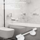 Grab Bars for Bathtubs and Showers 2 Pack Shower Handle for Seniors and Ederly, 12.2 Suction Handicap Grab Bars for Wall, Waterproof, No Drilling
