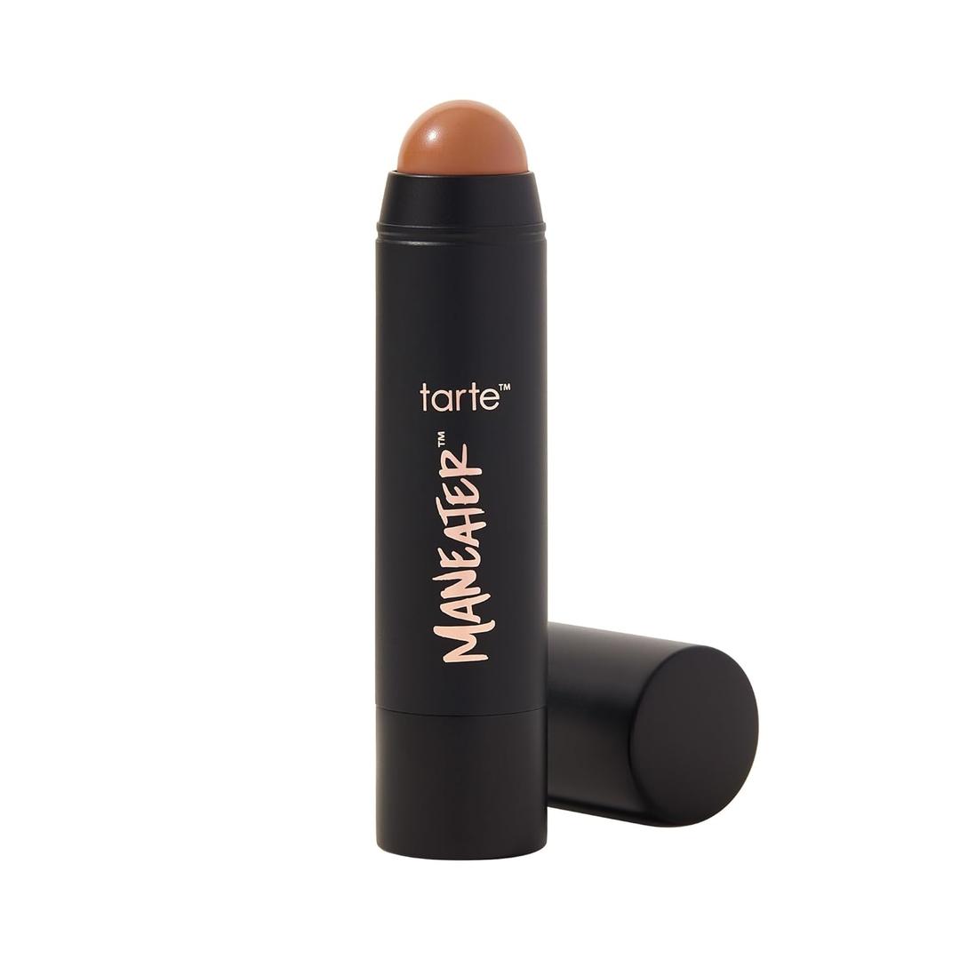 tarte maneater silk stick bronzer – Buildable Lightweight Cream Bronzer, Natural Matte Finish, Vegan & Cruelty-Free, full size, sundown