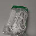 Split Extension Cord 10FT (5FT on Each Side), Single Flat Plug Twin Extension Cord with 4 AC Outlets, 2 USB-A & 3 USB-C(24W/4.8A), Nightstand Charging Station for Bedroom Dorm Room Home, His and Hers