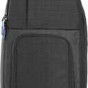 Carrying Case Made for Quest 3/ Quest 2/Vision Pro. Waterproof Travel Sling Quest 3 Bag for VR All-in-One Gaming Headset and Touch Controllers Accessories with DIY Main Compartment and Thicken Pad (Black)