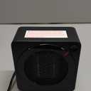 Gaiatop Mini Space Heater, Lightweight PTC Ceramic Fast Heating 500W Energy Efficient for Indoor Use, Overheating & 45 Tip-Over Protection, Portable Desk Electric Heaters for Office Home Black