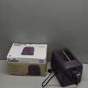 bella 2 Slice Toaster, 6 Setting Shade Control w Reheat, Cancel, Bagel & Defrost Buttons, Removable Crumb Tray, Anti Jam & Auto Shutoff, Auto Centering Guides & Cord Wrap, 900 Watt, Plum