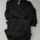 PRETTYGARDEN Women's 2 Piece Sweater Set Pullover Zip Up Sweatshirt Jogger Sweatpants Tracksuit Casual Outfit XS