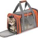 Mr. Pen Pet Carrier - Soft-Sided for Cats & Dogs, Bag & Travel Carrier (Orange)