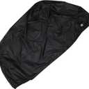 Motorcycle Cover XXL Black Weatherproof Sun Block Protective Motorbike Rain Protector with Full Elastic Bottom Breathable Air Vents Double Stitched Seams for ATV Scooter Outdoor