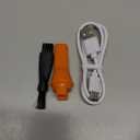 ODISTAR Desktop Vacuum Cleaner,Mini Table dust Sweeper Energy Saving with auto PowerOff Function,High Endurance up to 400 mins,Cordless&360º Rotatable Design for Keyboard/Office(Orange Charging)