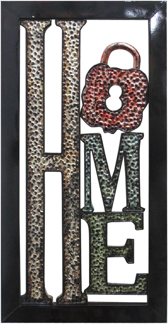 Home Source 400-26376 Decorative Wall Art, 27.95 by 14 by 1.18-Inch