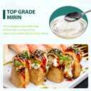 Soeos Mirin Cooking Wine, 16.9 fl oz (2 * 500ml) Pack of 2, Traditional Rice Wine, Authentic Natural Sugar Cooking Wine, Sweet Rice Wine for Cooking and Condiments, Premium Mirin Cooking Wine.