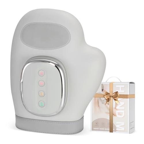 VARIPOWDER Hand Massager with Heat and Compression Hand Massager for Arthritis and Carpal Tunnel Helps Soothe Hand Fatigue Wrists Fingers Massager Idea Gift for Women Men