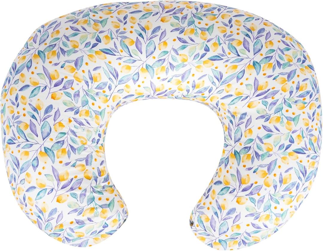 Nursing Pillow & Breastfeeding Pillow Ergonomic C-Shape for Breastfeeding & Bottle Feeding, Standard Size Breathable with Washable Cover, Hypoallergenic,Tummy Time & Sitting Support (0-12Months)