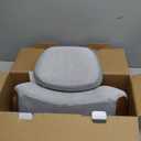 Pillow Traction Massager,3-in-1 Neck Pillow with Heat Therapy, Massage and Stretching (Light Gray)
