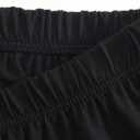 Women's Cotton Pjs Pajamas Sleeveless Baby Doll Pajamas Tank Tops and Shorts (Black)