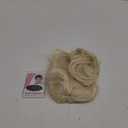 morvally 24" Long Wavy 60# Platinum Blonde Glueless Lace Front Wig Free Part Natural Straight Heat Resistant Synthetic Hair Wigs (Platinum White)