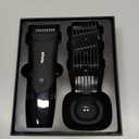 Manscape Body Hair Trimmer for Men, Pubic Groin Hair Trimmer for Men with Safe Blade, Cordless Ball Shaver w/Light, Charging Dock, Waterproof Body Groomer, LED Display, 1H Charge,Black