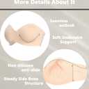 Oscrenia Bandeau Strapless Minimizer Bra(Beige,42DD) (Beige)