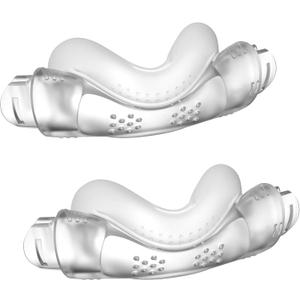 2 Packs Replacement Cushion for Airfit N30i, 2 Packs Old Version Curved Nasal Cradle Cushion Compatible with N30i, Soft & Comfortable Great-Value Supplies by Medihealer, Medium
